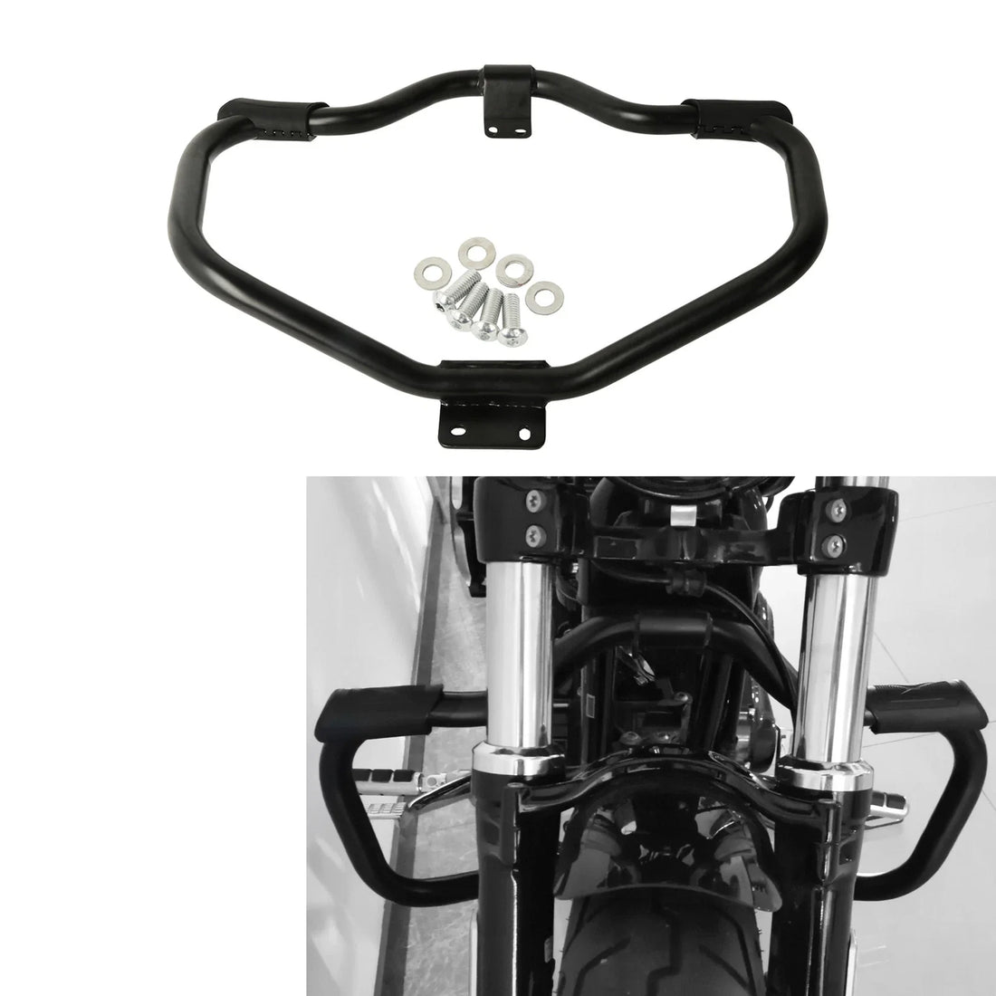 Mustache Highway Engine Guard Crash Bar Fit For Harley Sportster 1200 Iron 883XL