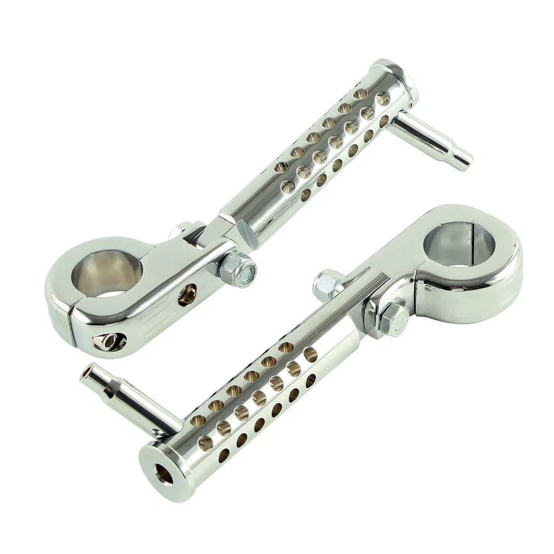 1-1/4" Highway Bar Footpegs Foot Pegs Mount Fit For Harley Touring Sportster XL