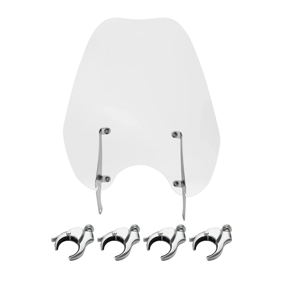 49mm Clamps Detachable Quick Release Windshield Fit For Harley Street Bob 18-25