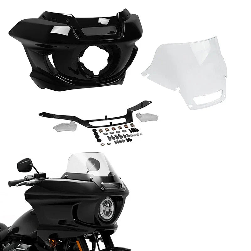 Headlight Fairing Clear Windshield Fit For Harley Fxlrst 1YXZ Low Rider ST 22-25