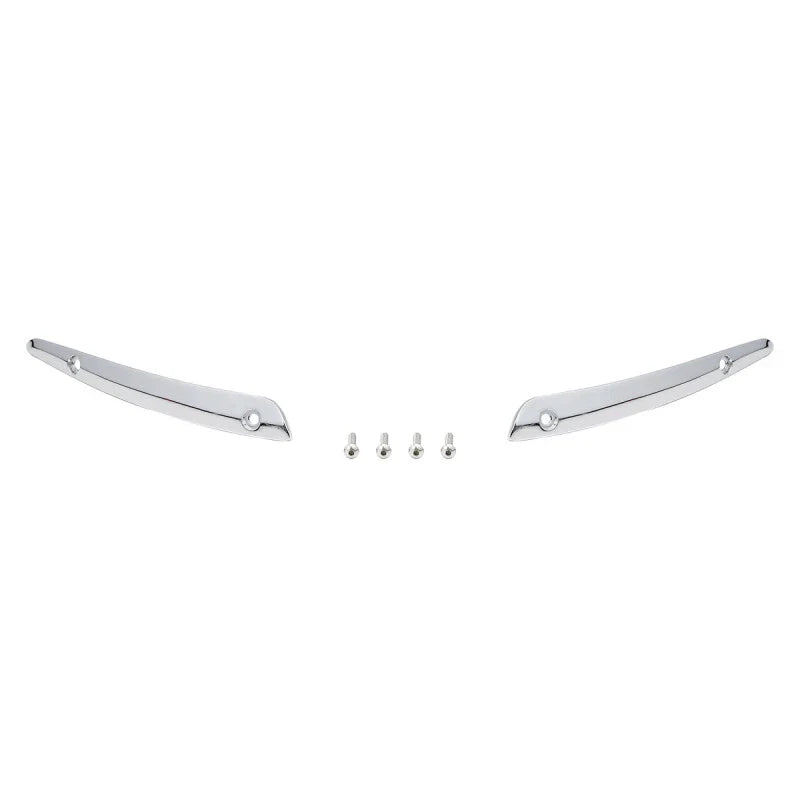 Chrome Split Windshield Windscreen Trims Fit For Harley Road Glide 2015-2023 16
