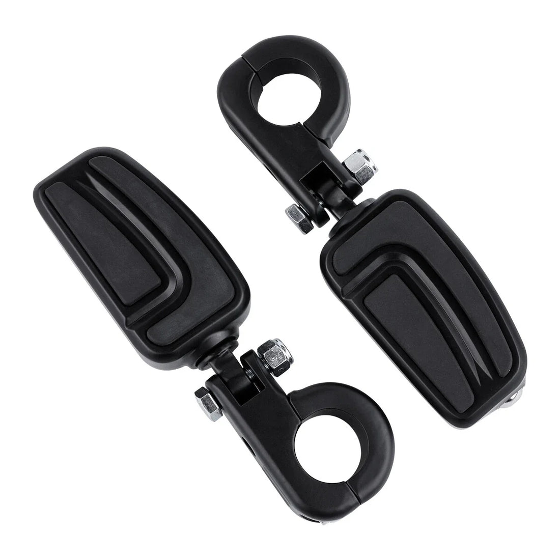 1 1/4" Highway Bar Footpeg Foot Pegs Clamps Fit For Harley Touring Dyna Softail