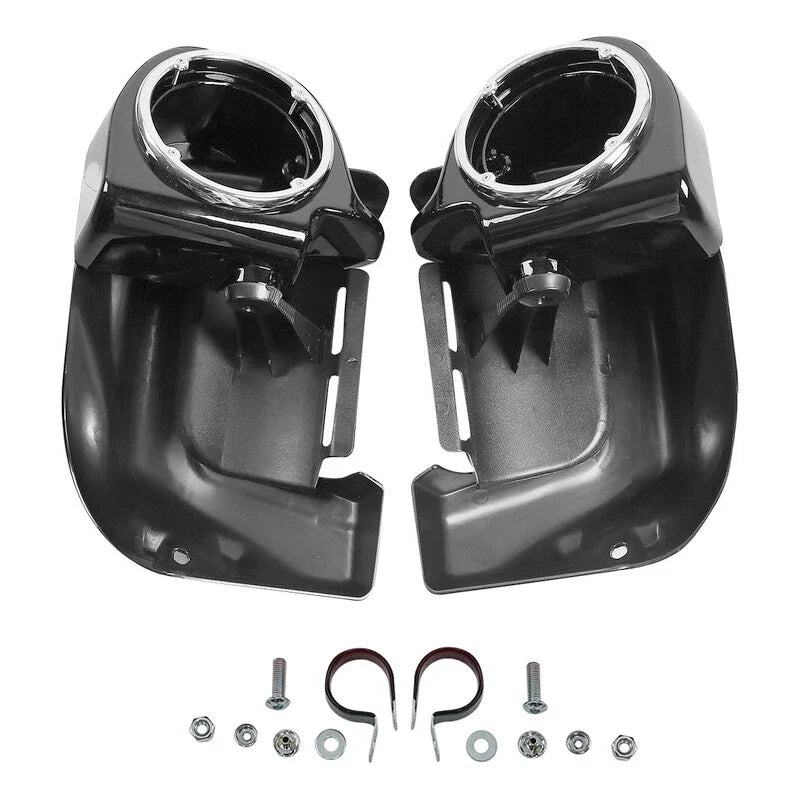6.5“ Speaker Pods +Lower Vented Leg Fairings Glove Box Fit For Harley Touring