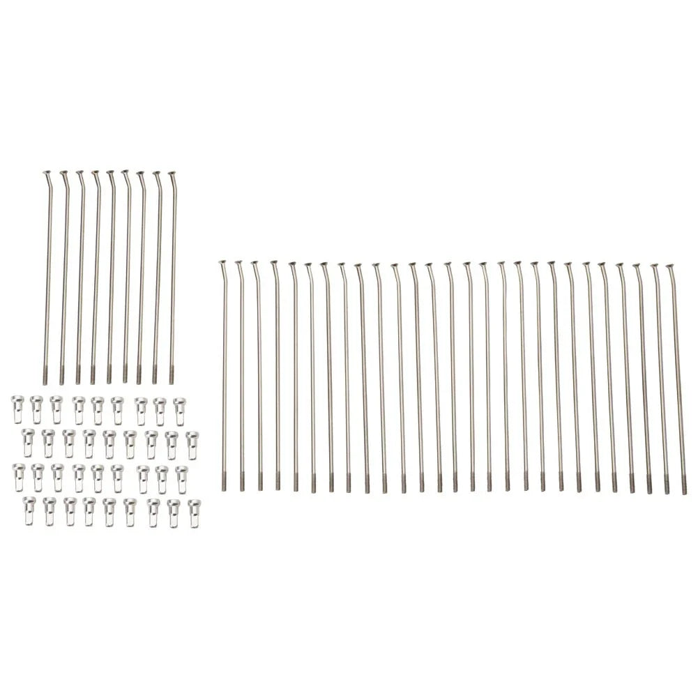 Tusk Motorcycle Spoke Kit - Rear 18" Silver Spoke/Silver Nipple For Segway X260