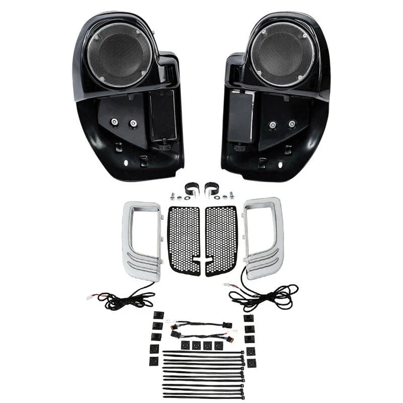 Lower Vented Fairings Speaker Grills Signal Light Fit For Harley Touring 2014-24