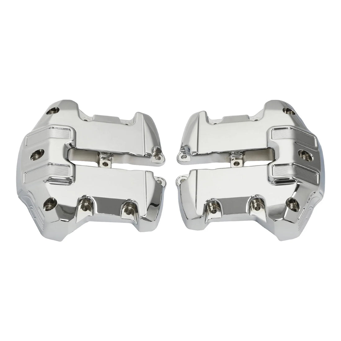 Upper Rocker Box Covers Fit For Harley Touring Electra Road Glide 2017-24 Chrome