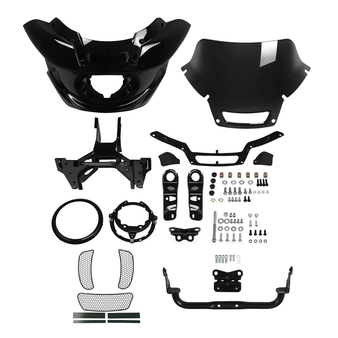 Black Headlight Fairing Mount Bracket Fit For Harley Low Rider ST 2022-2025 2023