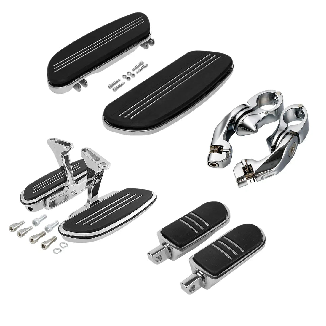 Driver /Passenger Floorboard /Footpeg Pegs Fit For Harley Road King Glide 93-25