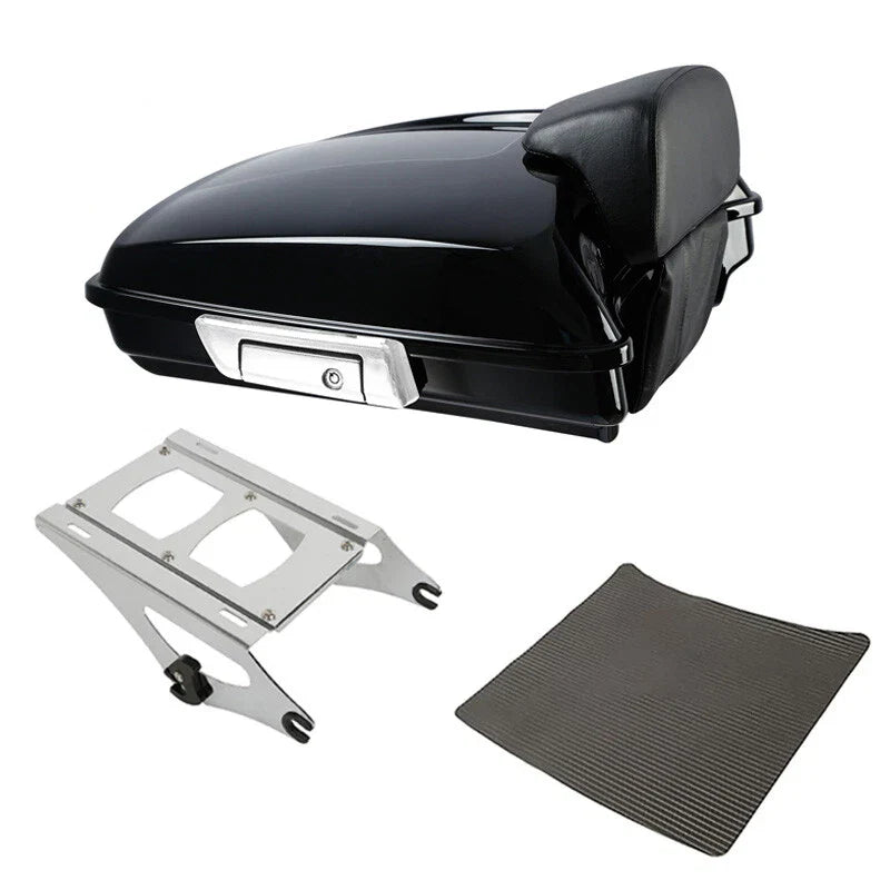 Razor Trunk Backrest Mount Rack Fit For Harley Touring Street Glide 2014-2026 25