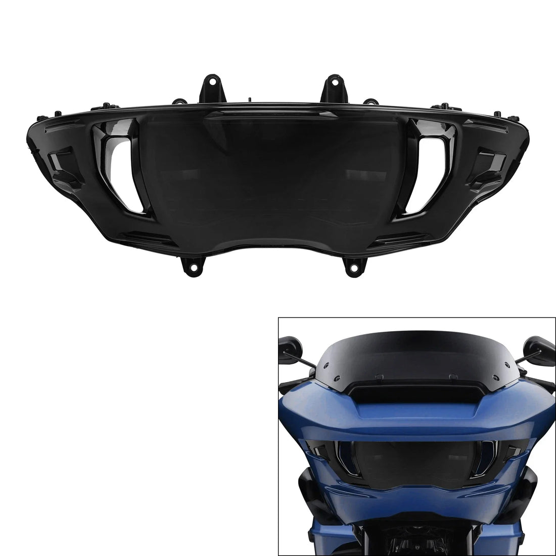 Front LED Headlight Fit For Harley Cvo Road Glide 2023-2026
