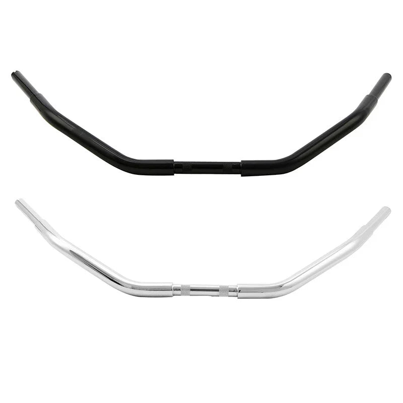 3.5" Rise Bar Handlebar Fit For Harley Softail Dyna Low Rider Black/Chrome