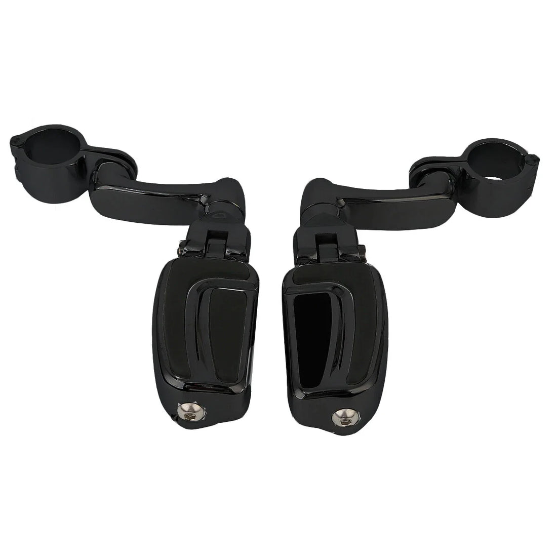 1-1/4" Highway Engine Guard Foot Pegs Mount Fit For Harley Electra Street Glide