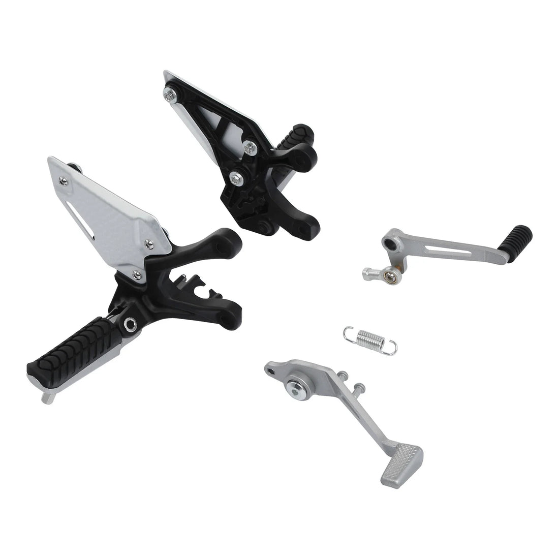 Front Driver Rider Footpegs Pegs Pedals Bracket Fit For Kawasaki Z900 2017-2024