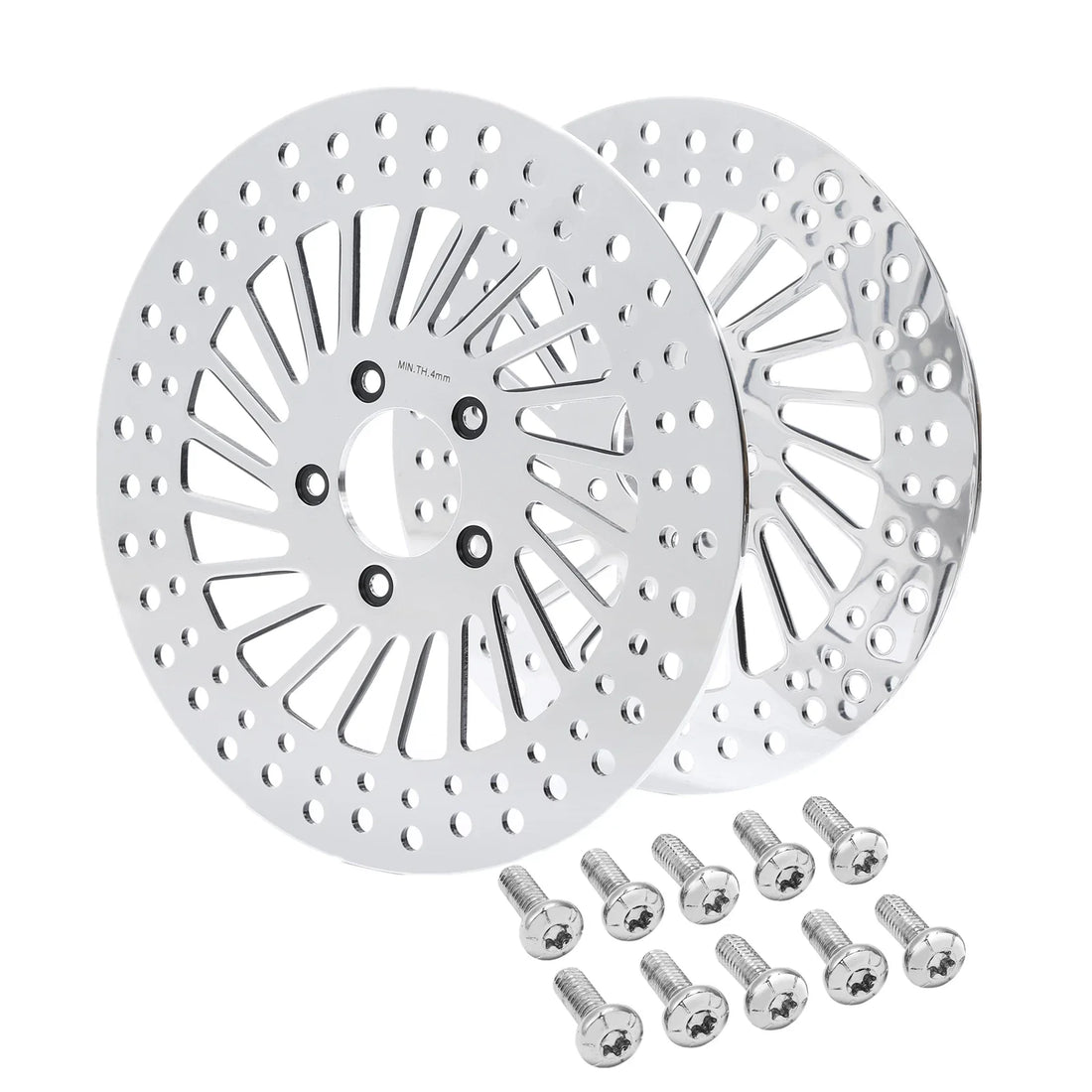 11.8" Front Left Right Brake Rotors & Bolts Fit For Harley Touring 2008-2023