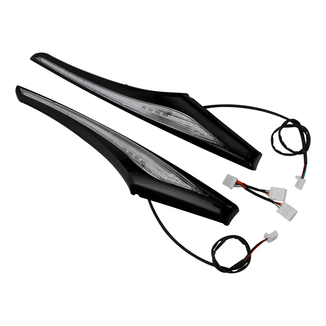 Saddlebag Accent Swoop LED Light Clear Lens Fit For Honda GL1800 12-17 F6B 13-17