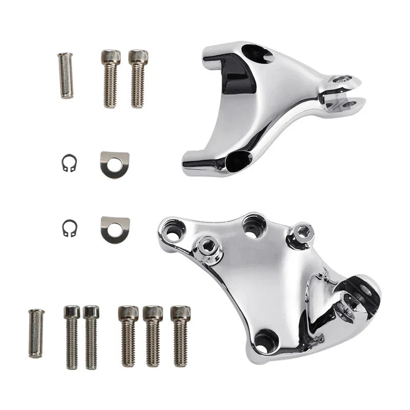 Chrome Rear Passenger Footpegs Peg Mount Kit Fit For Harley Sportster 2014-2022