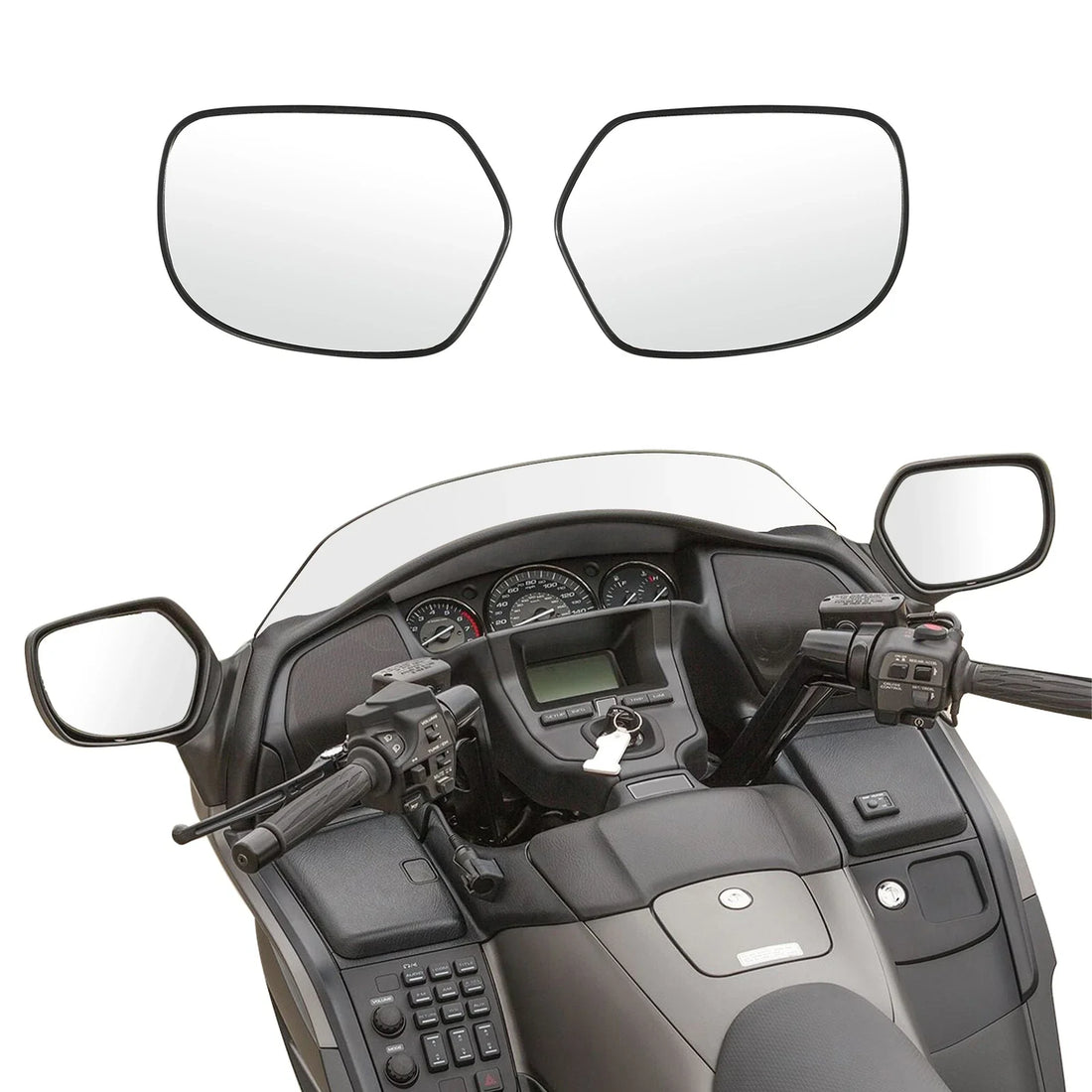 Left & Right Rear View Mirrors Fit For Honda Goldwing F6B GL1800B 2013-2017 2014
