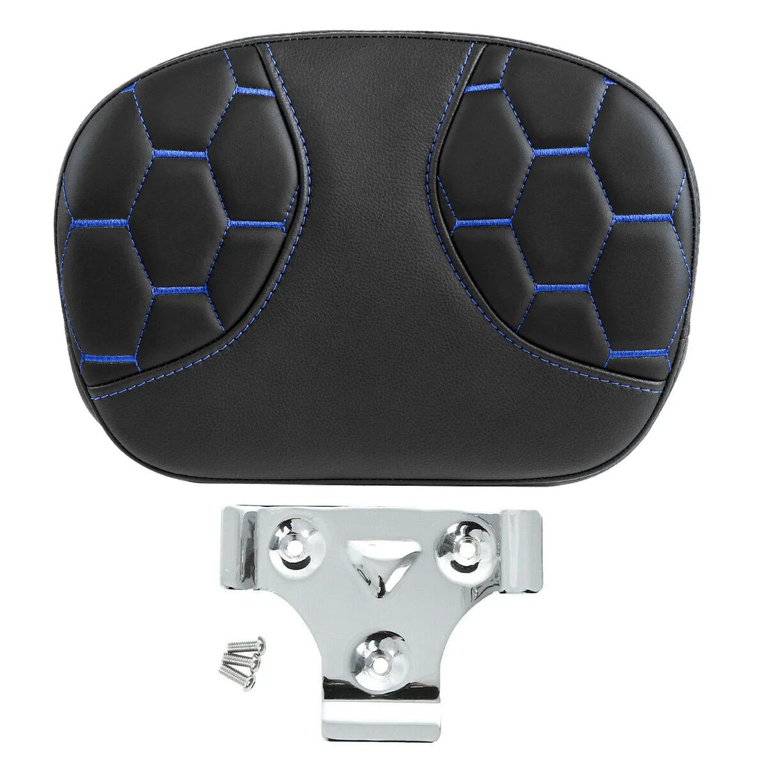 Black Passenger Sissy Bar Backrest Fit For Harley Touring Road King Street Glide
