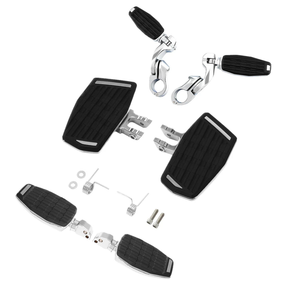 Driver Passenger Footboards & Footpegs Fit For BMW R18 Transcontinental 21-25 24