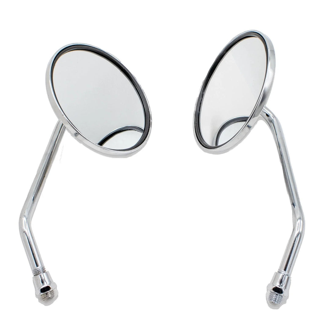 New 10mm Chrome Motorcycle Scooter Mirrors for Lambretta Moto Guzzi Minarelli