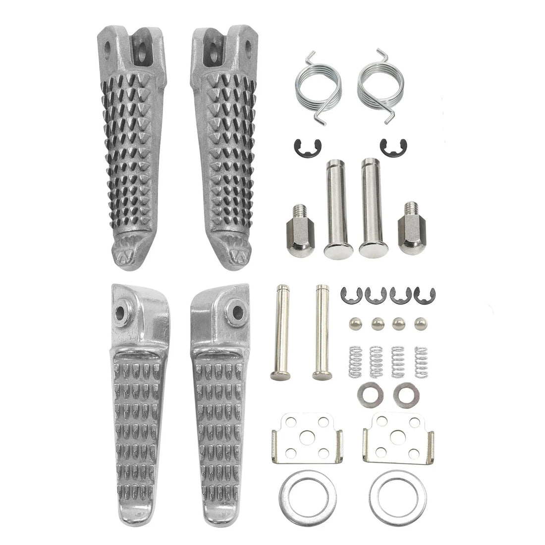 Driver Rider & Passenger Footrests Footpegs Fit For Kawasaki Ninja ZX-4R 2023-25