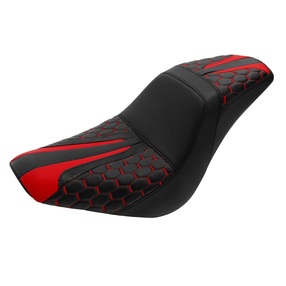 Driver Passenger Seat Fit For Harley Softail Low Rider Fxlr 2018-2025 Black Red