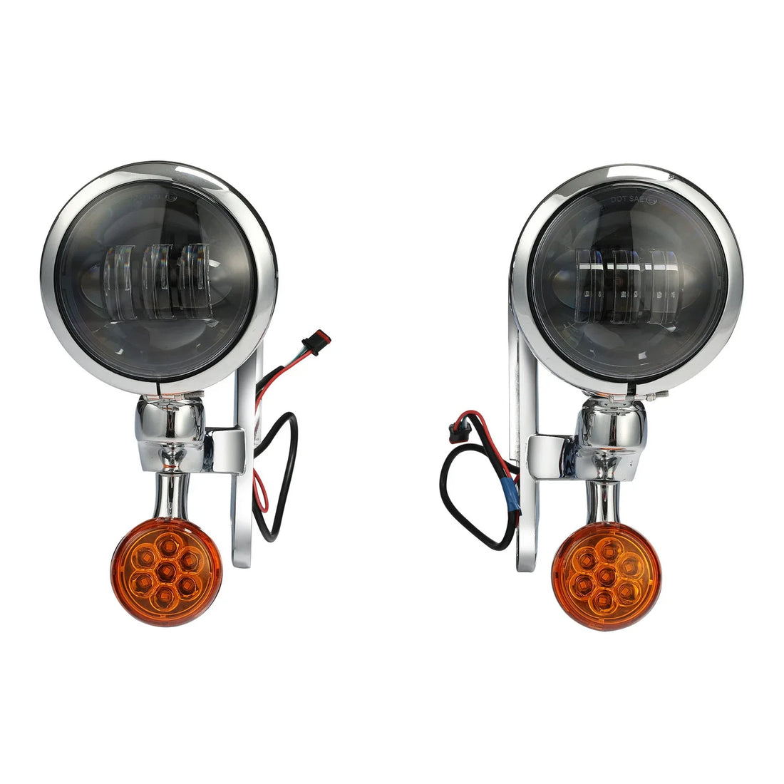 4.5" LED Passing Light Brackets Fit for Harley Road Glide 1994-2024