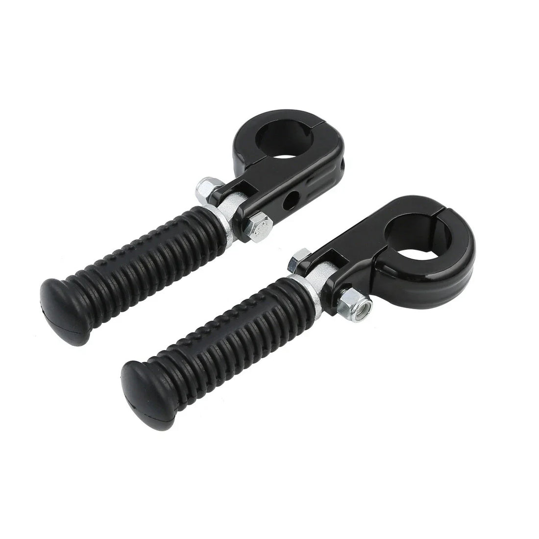 1 1/4" Highway Engine Guards Foot Pegs Mount Clamps For Harley Touring Yamaha