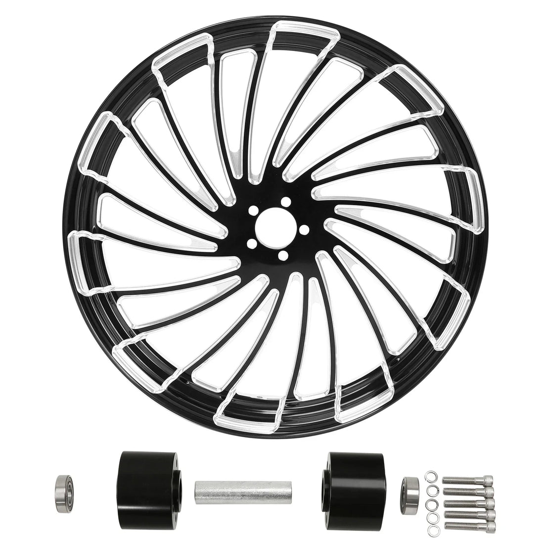 32" x3.5" Front Wheel Rim Dual Disc Hub Fit For Harley Road Glide ABS 1997-2021
