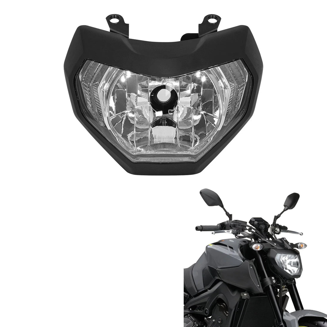 Front Headlight Headlamp Fit For Yamaha MT-09 MT09 FZ09 2014 2015 2016