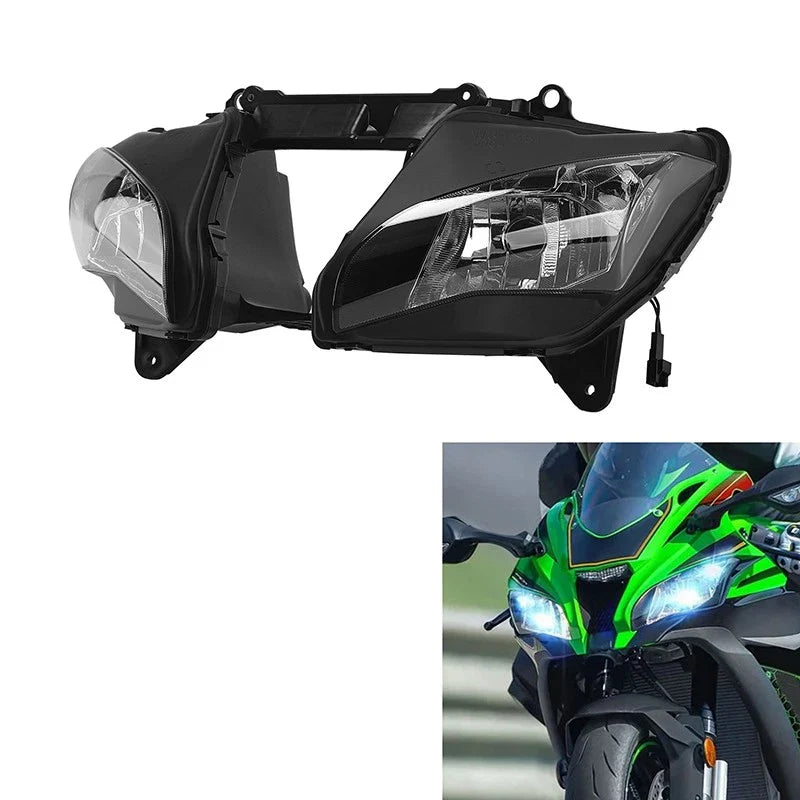 Front Headlight Headlamp Fit For Kawasaki Ninja ZX10R 2006-2020 ZX1000