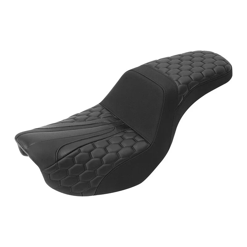 Passenger Driver Seat Saddle Fit For Harley Dyna Fat Bob Fxdf Low Rider 06-17