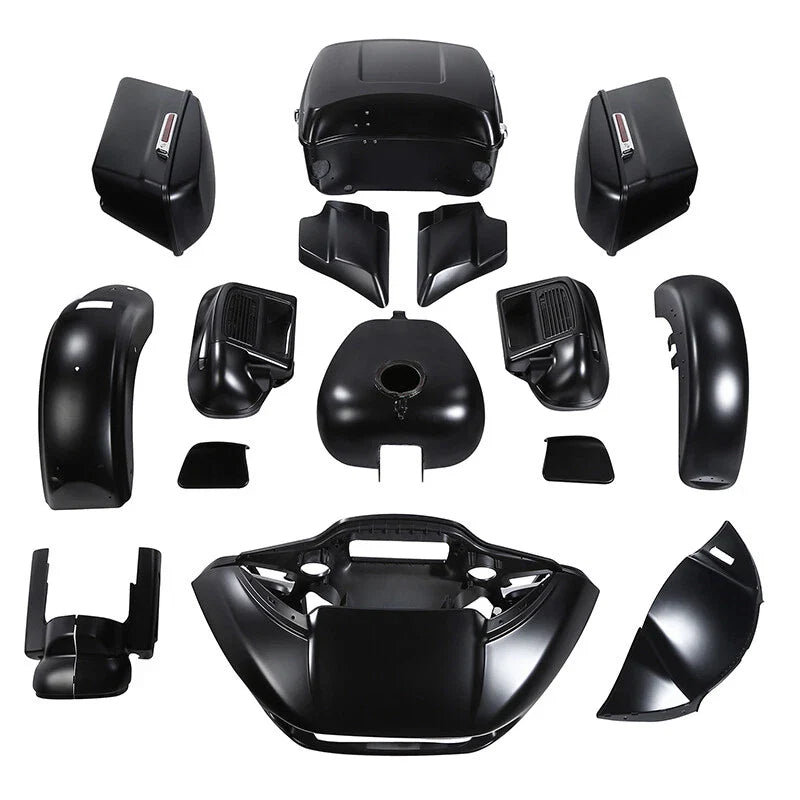 Fairings Bodywork Kit Fit For Harley Road Glide Limited 2015-2024 19 Black Denim