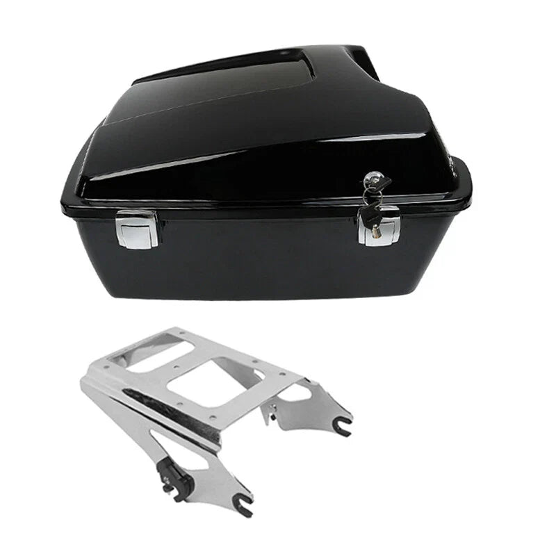 Chopped Trunk Chrome Mount Rack Fit For Harley Touring Electra Glide 09-13