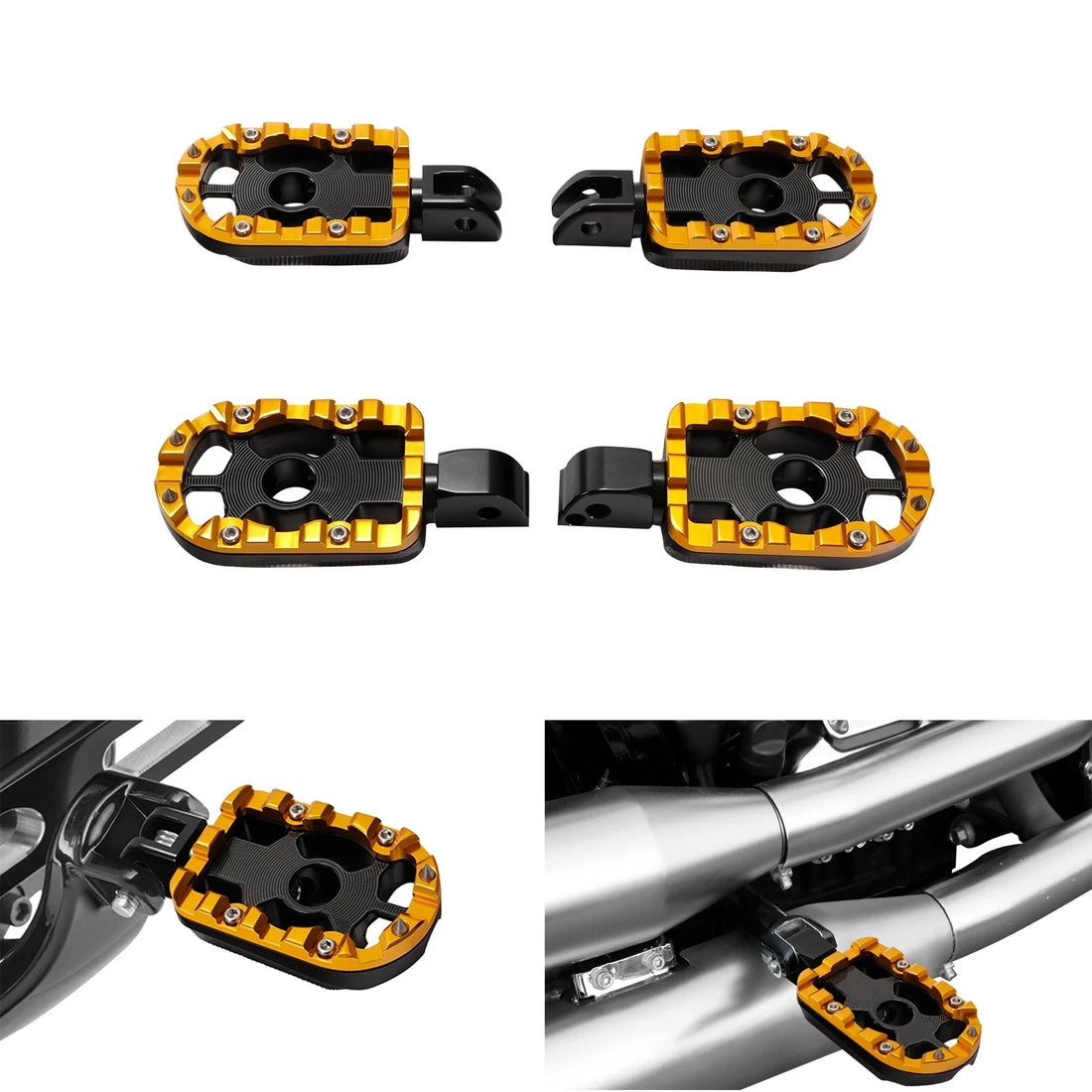 Driver Passenger Foot Pegs Footrest Fit For Harley Low Rider Street Bob 18-25