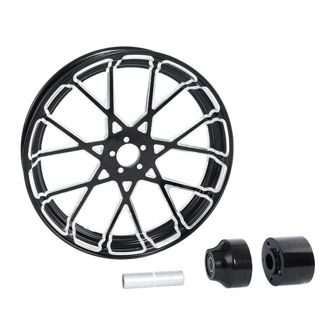 18''X3.5'' Front Wheel Rim Hub Single Disc Fit For Harley Road King Glide 97-20
