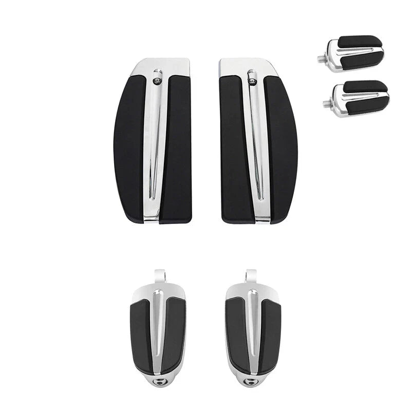 Chrome Rider Footboard Footpegs Shifter Pegs Fit For Harley Touring Slipstream