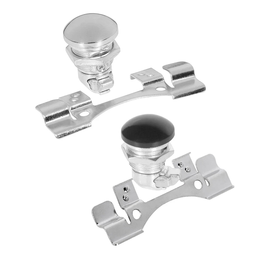 1X Fuel Door Latch Push Button Gas Oil Cap Tank Fit For Harley Touring 1992-UP