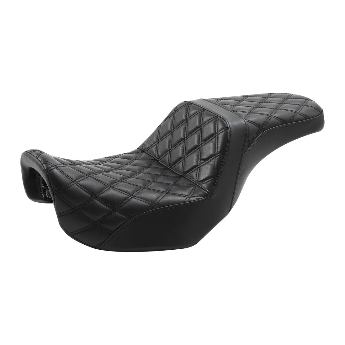 Black Driver & Passenger Seat Fit For Harley Dyna Street Bob Fxdb Fxdf 2006-2017
