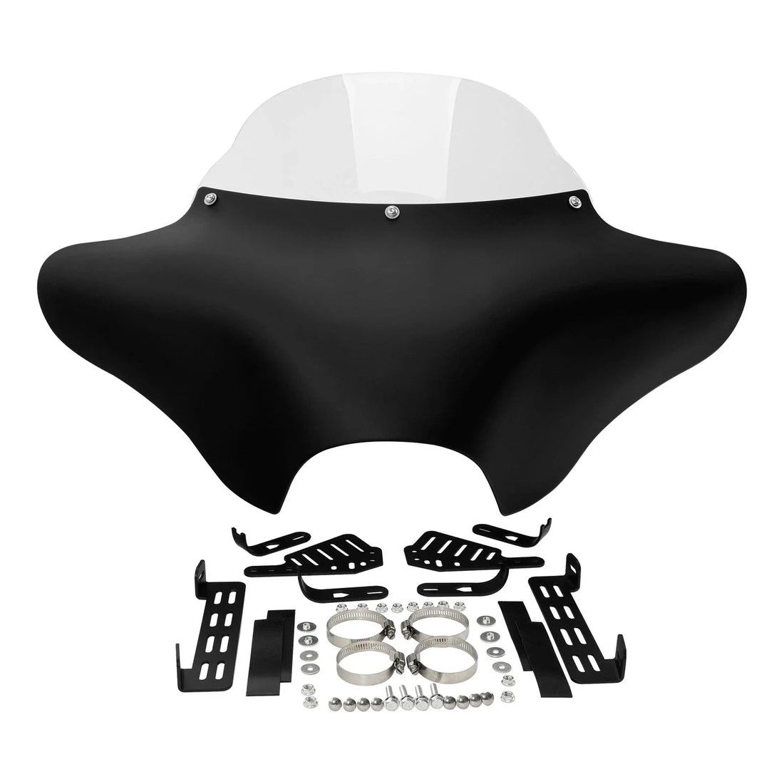 Matte Black Batwing Fairing Windshield Fit For Harley Softail Slim Fls Road King