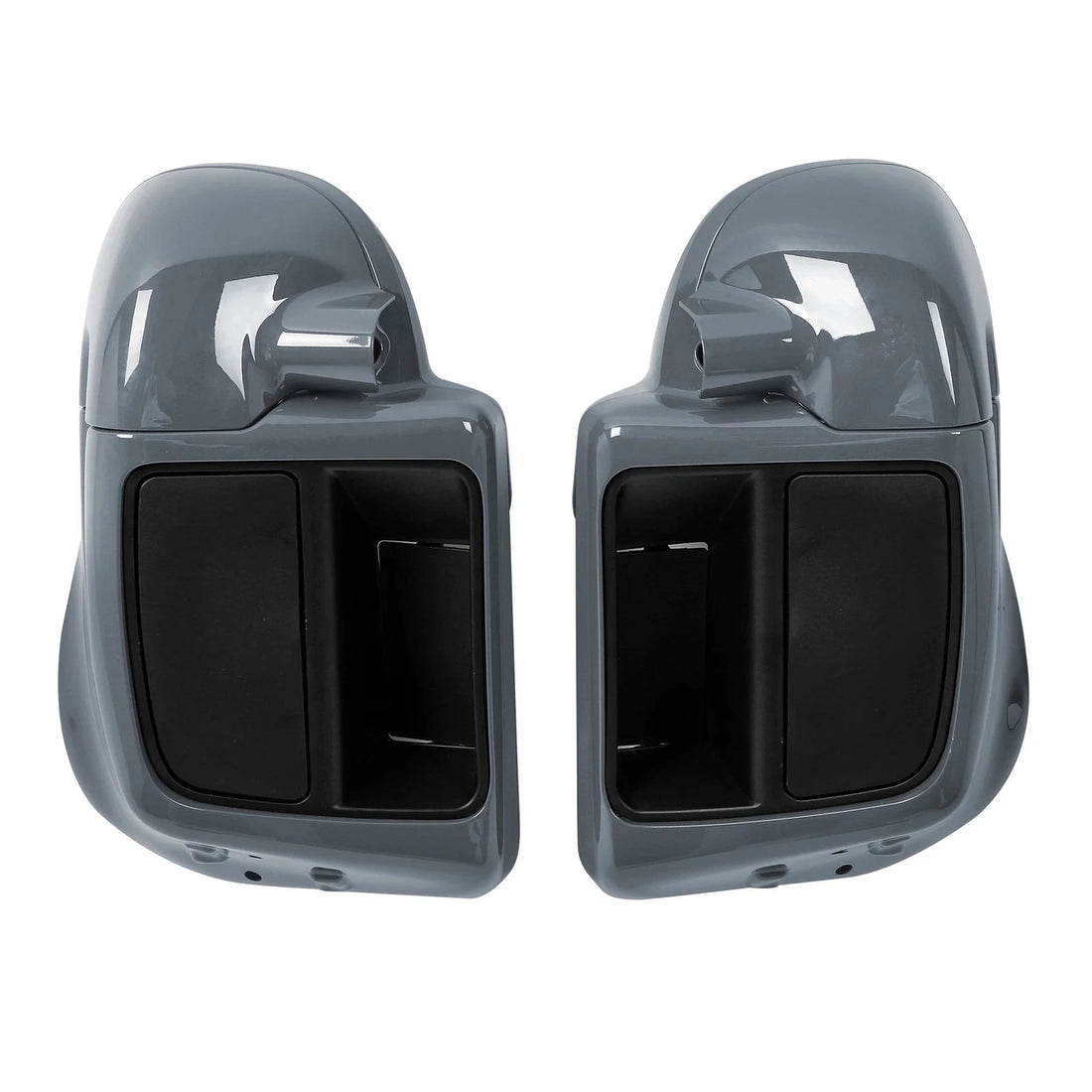 Lower Vented Fairings Speaker Pod Fit For Cvo Street Glide 2014-24 Gunship Gray
