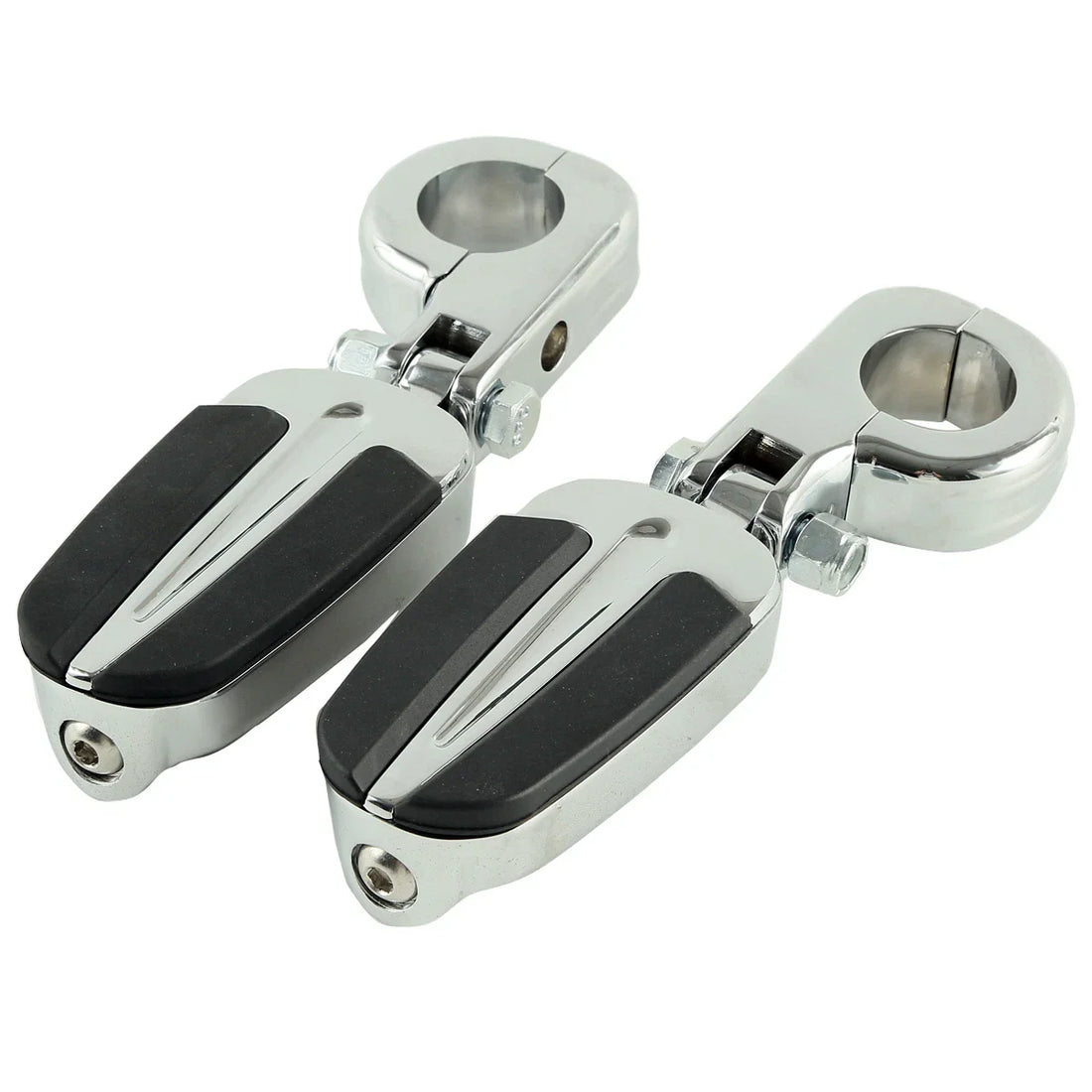1 1/4" Engine Guard Male Footrests Pegs Mount Fit For Harley Softail Slipstream