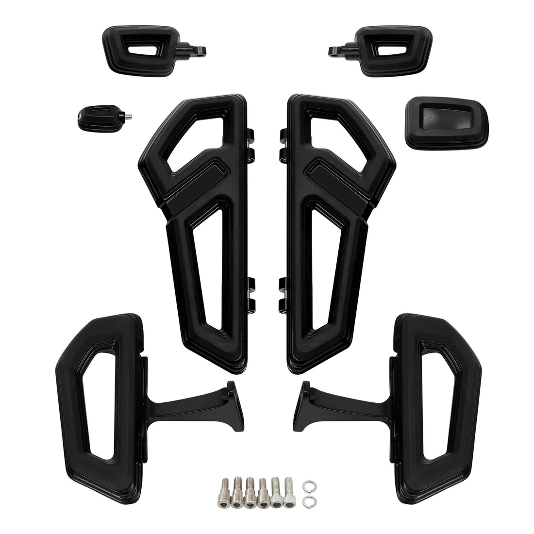 Rider Passenger Floorboards Pegs Brake Pedal Fit For Harley Road Glide 2000-2024