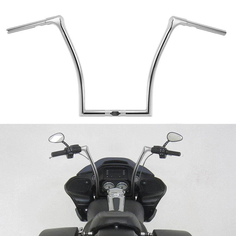 1-1/4" Fat 15" Rise Ape Hanger Handlebar Fit For Harley Touring Road Glide 15-23