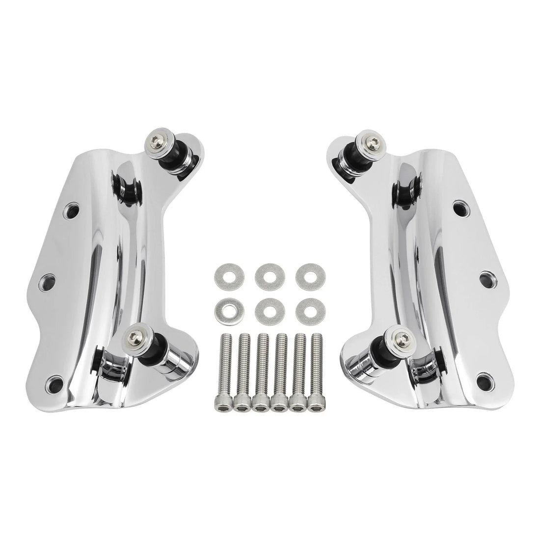 4 Point Docking Hardware Kit Fit For Harley Road Street Glide 2009-2013 Chrome