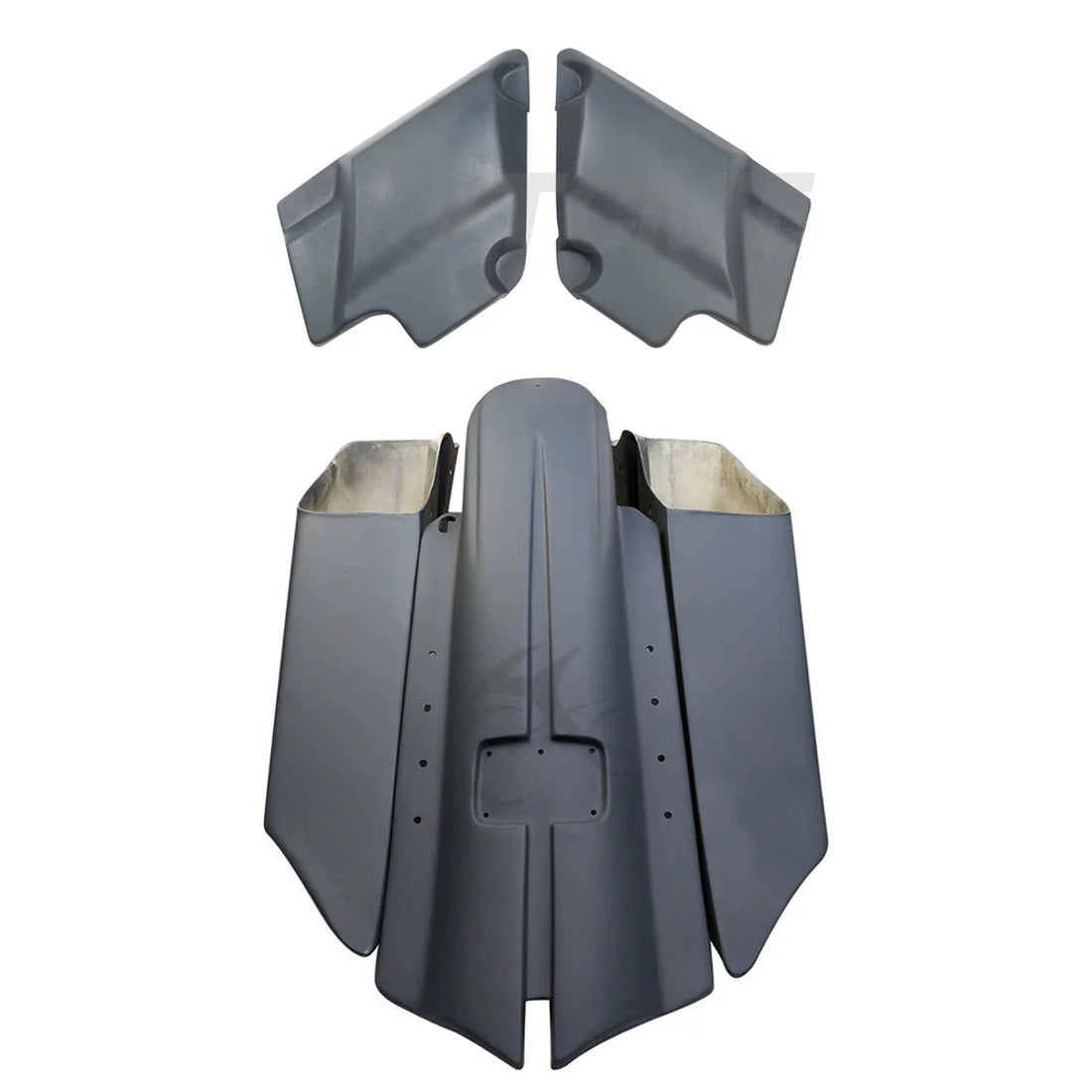 7" Stretched Saddlebag Fender Long Tail Side Covers Fit For Harley Touring 14-24