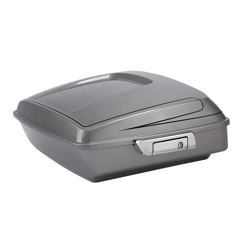 Chopped Trunk Fit For Harley Street Glide 2014-2023 Dark Platinum Pinstripe