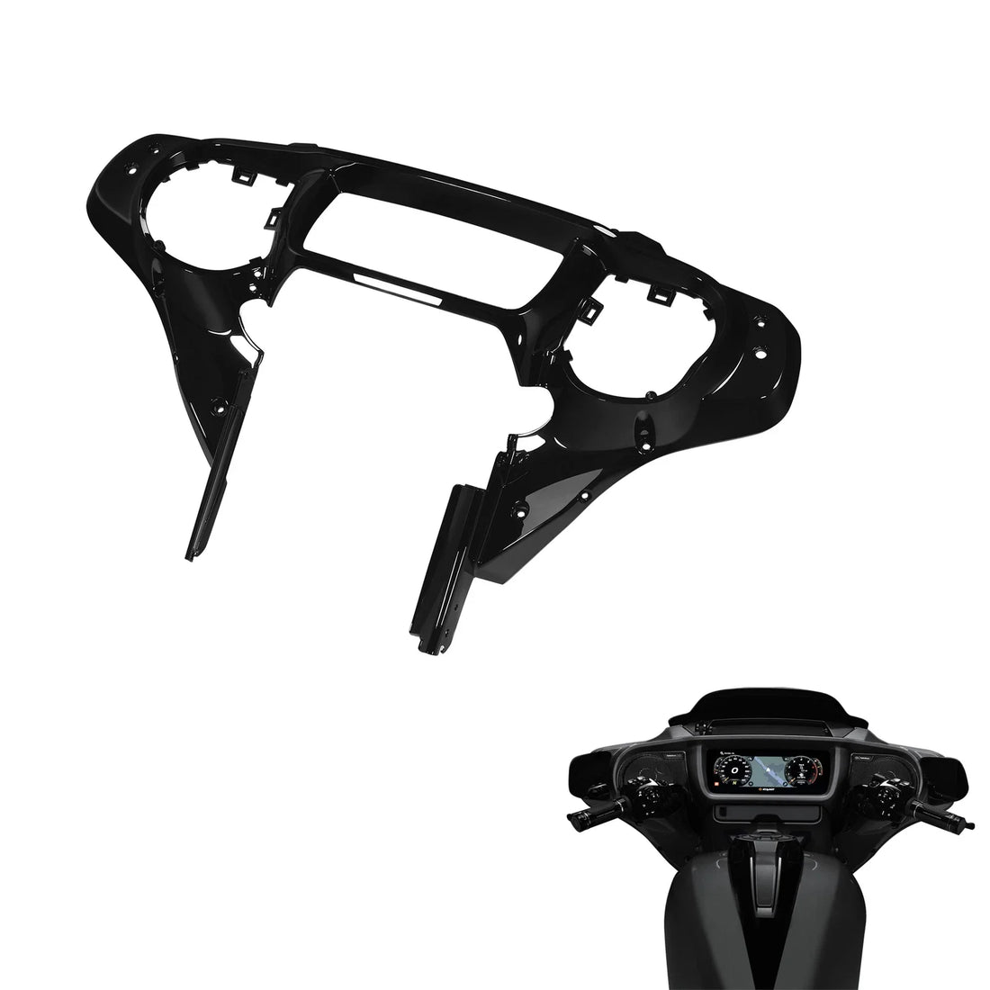 Inner Fairing - Vivid Black Fit For Harley Cvo Street Glide 2023-2026