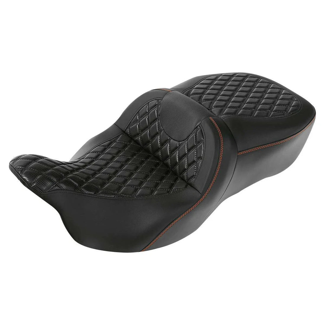 Black Rider Passenger Seat Fits For Harley Touring Cvo Road Street Glide 09-2023