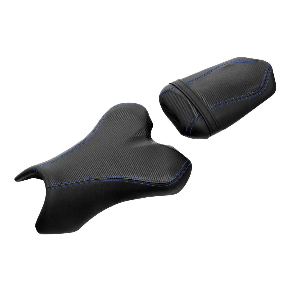 Blue Stitching Driver & Passenger Seat Fit For Yamaha Yzf R1 YZFR1 2004-2006 05